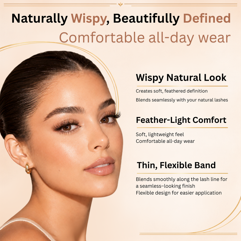 Silk Noor – Natural Wispy Lash Clusters